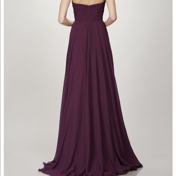 Theia Bridemaids Strapless Gown - Picture 2 of 5